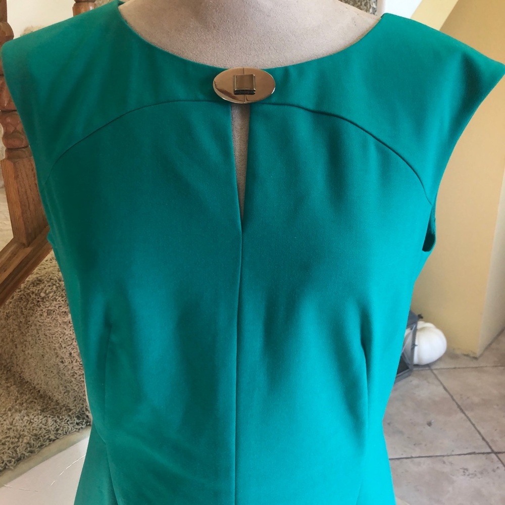 Calvin Klein Kelly green dress